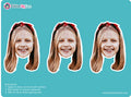 Face Stickers - 3 Inch Stickers